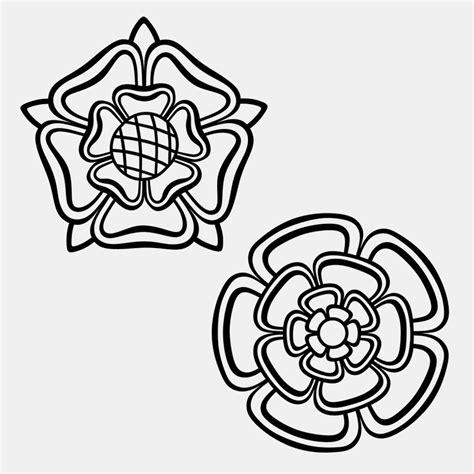 tudor rose outline|tudor rose symbolism.